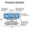 Signmission Primary Evacuation Point In Case Of Emergency, 14 in W x Rectangle, Aluminum OS-2PACK-NS-A-1014-L-17803 - alternate 2